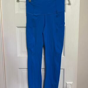 Blue lululemon leggings leggings activewear
